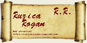 Ružica Rogan vizit kartica